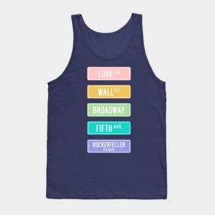 Nyc street signs Tank Top